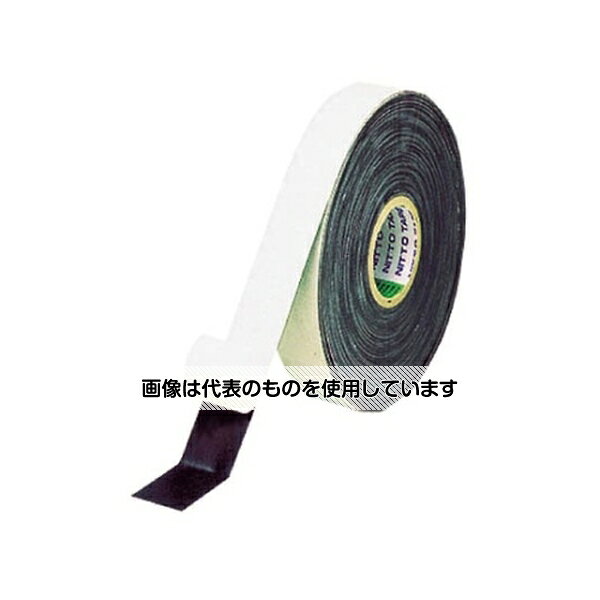 日東電工 (シンコー)自己融着テープ No.11 0.5mm×19mm×10m ブラック 11-19 入数：1巻