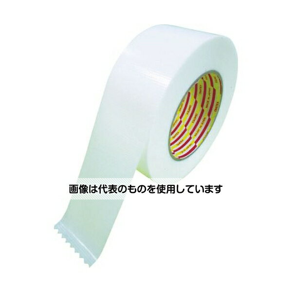 ダイヤテックス ラインテープ 75mm×50m 白 L-10-WH-75MM 入数：1巻