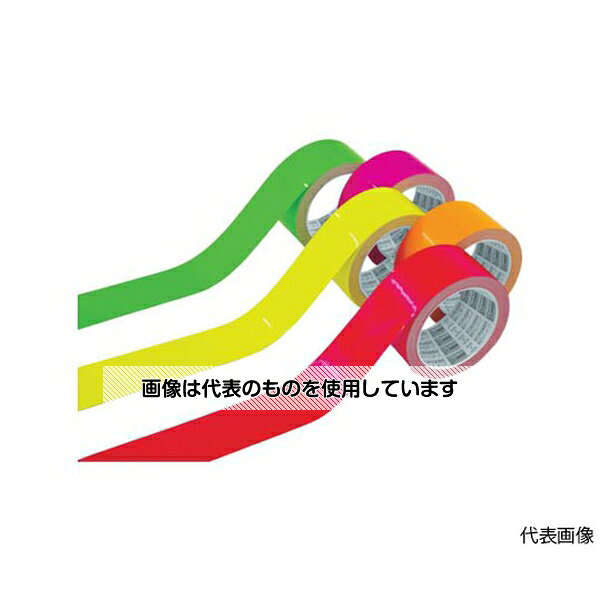 トラスコ中山 蛍光ラインテープ100mmx10m ピンク TLK-10010P 入数：1巻