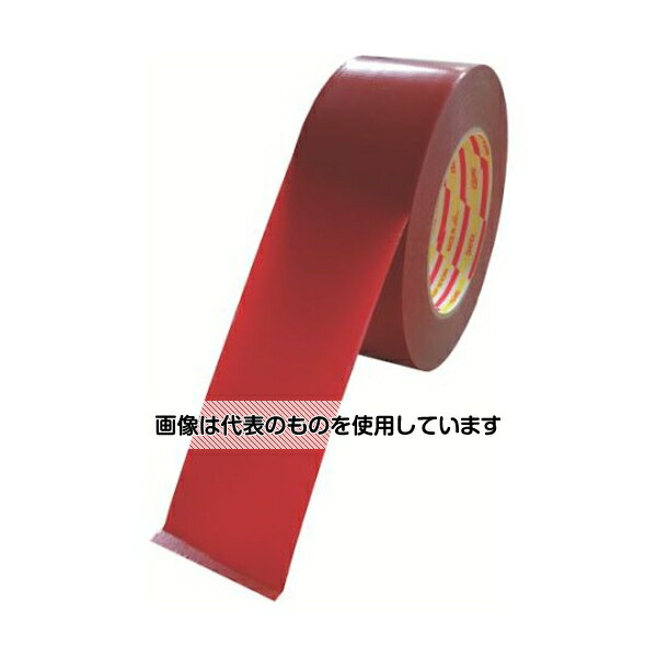 ダイヤテックス ラインテープ 50mm×50m 赤 L-10-RE-50MM 入数：1巻