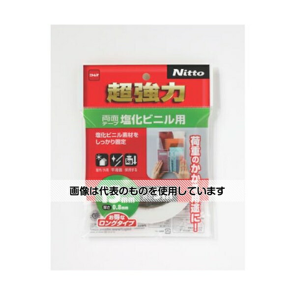 ニトムズ 超強力両面テープ塩化ビニル用15×5 T4582 入数：1巻