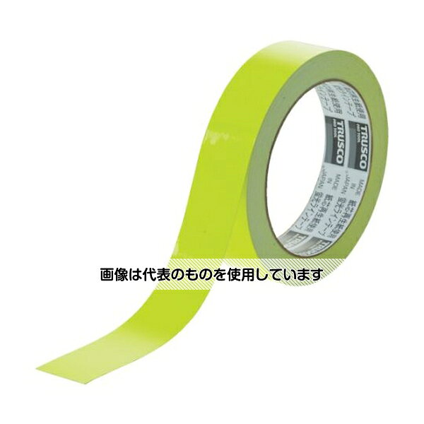トラスコ中山 蛍光ラインテープ25mmx10m イエロー TLK-2510Y 入数：1巻