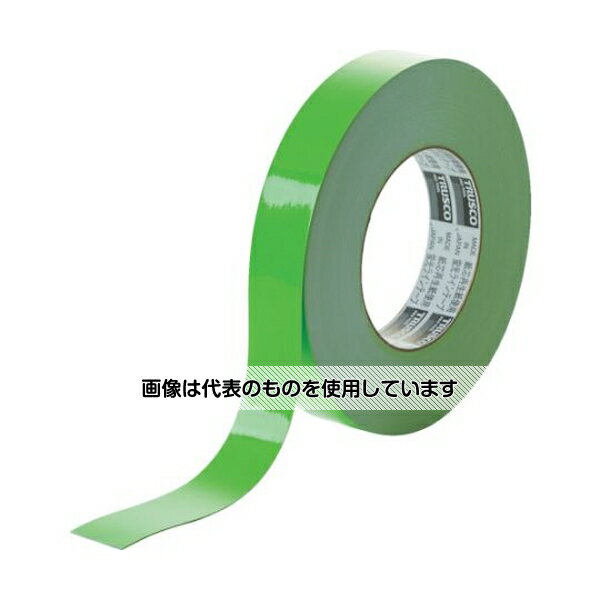 トラスコ中山 蛍光ラインテープ25mmx33m グリーン TLK-2533GN 入数：1巻