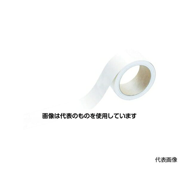 トラスコ中山 蛍光ラインテープ50mmx33m ホワイト TLK-5033W 入数：1巻
