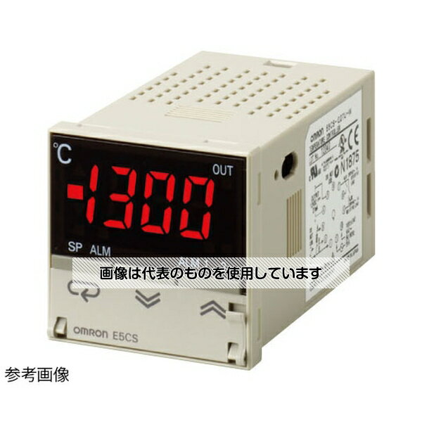 オムロン（FA・制御機器） サーマックS 電子温度調節器 E5CS E5CS-QKJDU-W AC/DC24 入数：1個