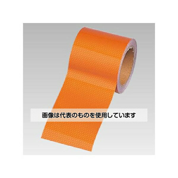 ユニット 高輝度テープ オレンジ 90mm幅×10m 374-81 入数：1巻