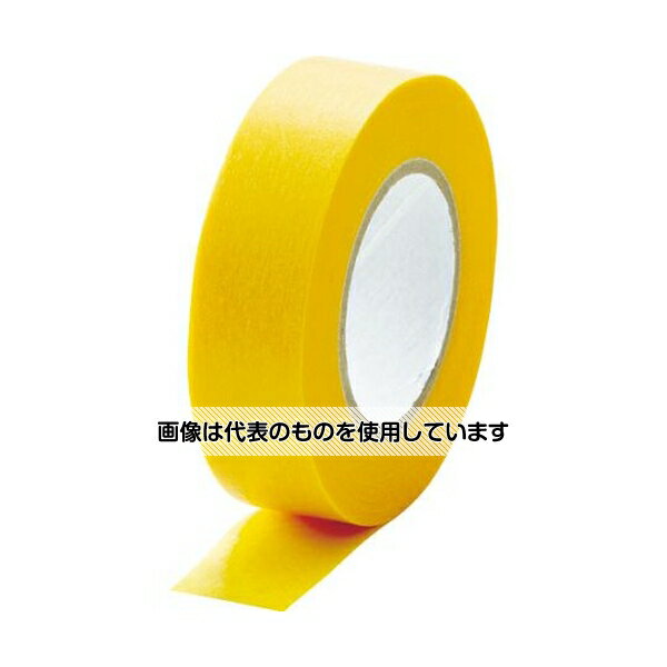 トラスコ中山 建築塗装用マスキングテープ 幅15mm長さ18m 8巻入 イエロー MTA-1518-8-Y 入数：1パック(..