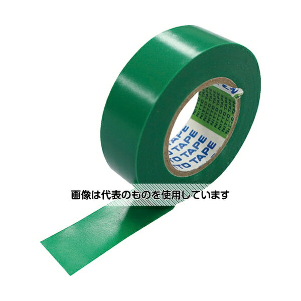 日東電工 脱鉛タイプビニールテープNo.21S 0.2mm×25mm×20m 緑 8巻入り 21-25GN 入数：1パック(8巻入)