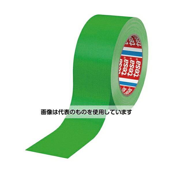 テサテープ 補修用布テープ 蛍光グリーン 25mmx25m 4671-25-25-FG 入数:1巻
