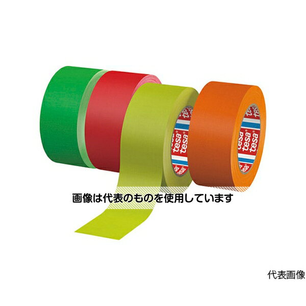 テサテープ 補修用布テープ 蛍光グリーン 50mmx25m 4671-50-25-FG 入数:1巻