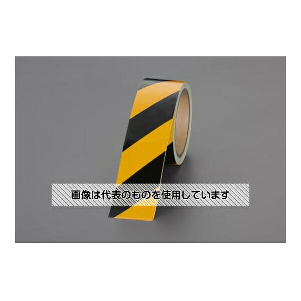 エスコ 75mmx10m トラテープ(反射) EA983F-46 入数：1巻