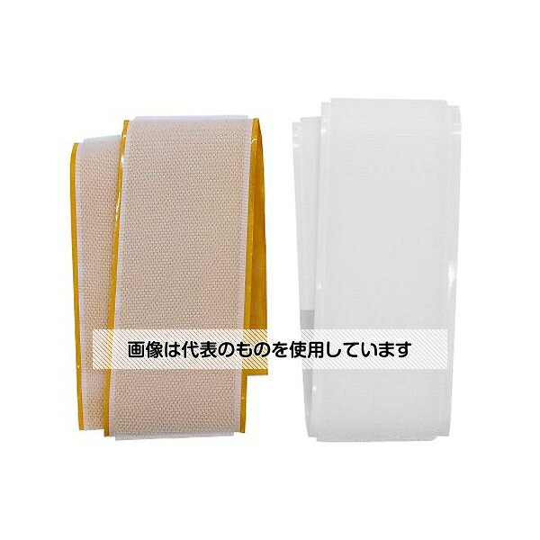 【アズワン AS ONE】汎用器具・消耗品 テープ・ラベル・紙製 テープ、紙製品関連品 ●A面とB面を貼り合わせ使用する面ファスナーです。 ●繰り返し何度も引き剥がして使用できます。 ●柔らかい材料なので、肌あたりも柔らかです。 ●糸に伸度があるので、はがすときは滑らかに剥がれます。 ●はさみで好みのサイズにカットして使用できます。 ●裏面に粘着テープを使用しておりますので、リモコンの壁面固定、小物の転倒防止、棚の目隠し貼付けなど幅広い用途にお使いいただけます。 ●10℃以下の環境では粘着力が低下します。 ●貴重品、壊れやすいもの、重量物への使用はしないでください。 ●フッ素処理面、シリコン、軟質塩ビ、PP、PE、ザラザラ面には接着できません。 ●水に浸けた状態では強度が下がります。 商品の仕様 ●幅：50mm ●長さ：500mm ●粘着仕様：強力 ●ファスナー仕様：強力 ●色：白 ●材質：本体/ナイロン、粘着/ゴム系 【※ご注意ください】商品は代表の画像を使用しています。