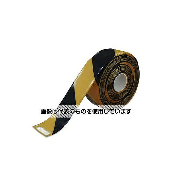 セーフラン安全用品 高耐久ラインテープ 黄/黒 11757 入数：1個