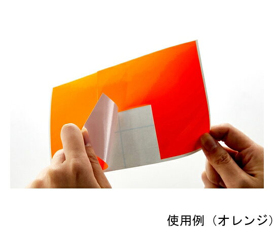 トラスコ中山 蛍光L字シール ピンク 1シート2枚入 50x100x100 FLL502-P 入数：1袋(...