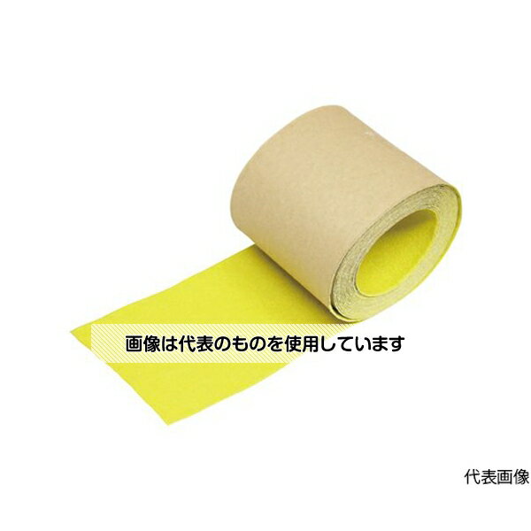 トラスコ中山 ノンスリップテープ 屋外用 100mmX5m 5巻お纏め品 黄 TNS100-5 Y 入数：1箱(5巻入)