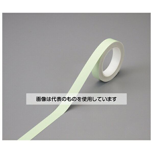 日本緑十字社 中輝度蓄光テープ(青色蓄光タイプ) BFL-251 25mm幅×10M 361023 入数：1巻