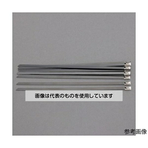 アズワン(AS ONE) 4.6x150mm 結束バンド(SUS316/コーティング/10本 EA463FY-2 入数：1袋(10本入)