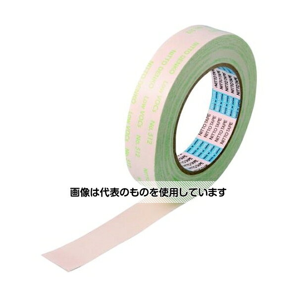 日東電工 低VOC両面テープ(粗面接着タイプ) No.512 25mm×20m ホワイト 512-25 入数...