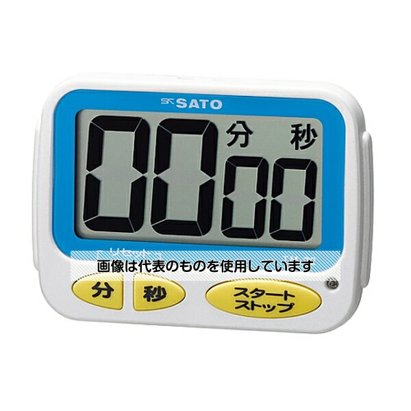 【アズワン AS ONE】物理・物性測定器 温度・湿度管理機器 温度計・湿度計 ●ワンタッチで繰返し作業に最適な業務用タイマーです ●設定時間でアラームが5秒間鳴り、5秒のアラーム終了後に自動で設定時間に戻ります。キーはスタート時のみ、タイマーを止める操作は必要がありません。 ●大きな表示、文字高約 31mm ●音と光で知らせます ●本体は防滴構造、さらに裏面にマグネット、吊下げ用ヒモも付いています 商品の仕様 ●タイマー設定/1秒〜99分59秒 ●音量：約70db ●防滴構造 ●裏面にマグネット、ストラップ穴も付いています ●電源/電池寿命：単四乾電池R03(1.5V)×1個/約1年 ●本体材質：ABS樹脂 ●寸法/質量：(W)93×(H)67×(D)20mm/約96g ●コード番号：1709-10 ●JANコード：4974425170913 【※ご注意ください】商品は代表の画像を使用しています。