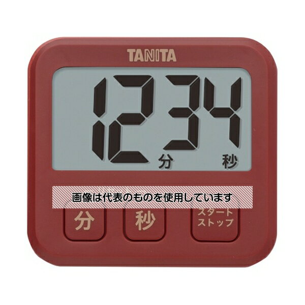 タニタ 薄型タイマー レッド TD-408 1個