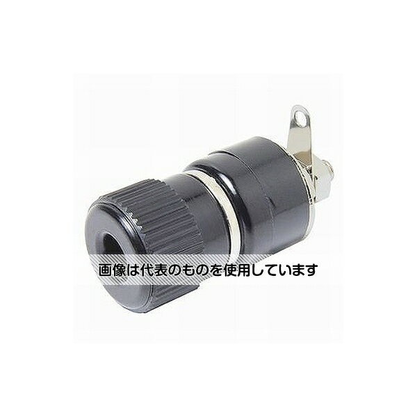 サトーパーツ 絶縁ターミナル 3.8mm 取付孔Φ10.5mm 黒 T-375-16-B 入数:1個