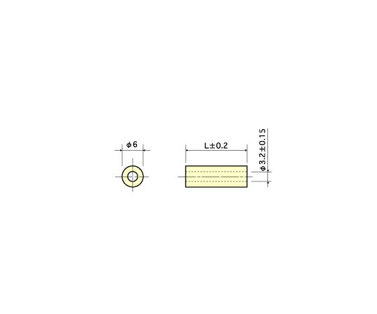 廣杉計器 ベークスペーサー M3用 40mm CX340 入数：1個