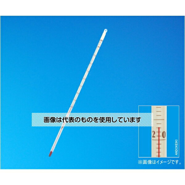【アズワン AS ONE】 ●一般的な温度計です。 ●全没式です。 ●校正証明書(一般)を添付することが可能です。(有償) ●JCSS校正証明書を添付することが可能です。(有償)※全長150mm以上のものになります。 ●検査成績書を添付することが可能です。(有償) 商品の仕様 ●温度範囲：-20〜105℃ ●目盛：1℃ ●全長：300mm ●全没 ●印刷目盛 【※ご注意ください】商品は代表の画像を使用しています。
