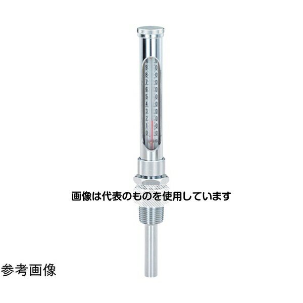 タスコ 2重管温度計直型温度範囲(℃)：-20～+50感知部長l(mm)：50取付ネジ径：R1/2 TA408KA-12 入数：1個