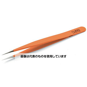RUBIS オレンジグリップピンセットストレートポインテッド 3C-GRIP 入数:1本