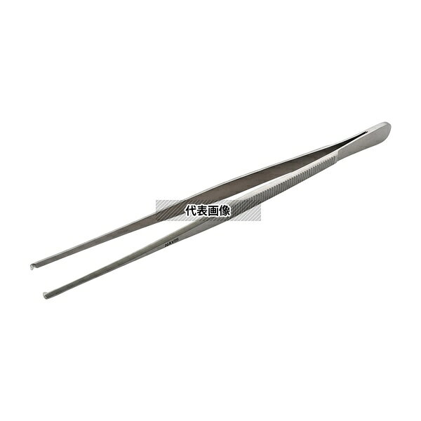 アズワン STB-4 外科ピンセット 細筋有鈎 230mm