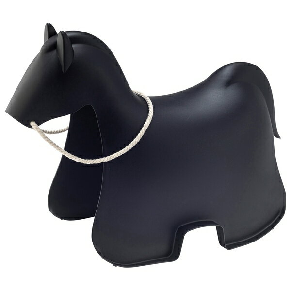 東谷 ホース スツール おしゃれ 北欧 アニマル 馬 チェア 椅子 腰掛 ブラック ANM-12BK