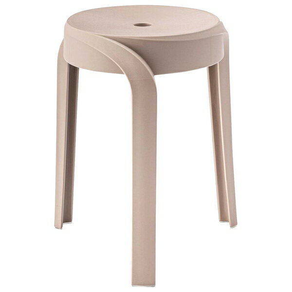 東谷 スツール 椅子 イス スタッキング 丸椅子 おしゃれ ベージュ PC-860RBE 店舗 カフェ ラウンジ ロ..