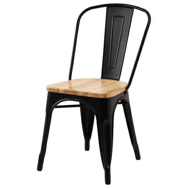 東谷 ダイニングチェア イス 椅子 背もたれ おしゃれ アイアン 木製 天然木 完成品 シンプル インダス..