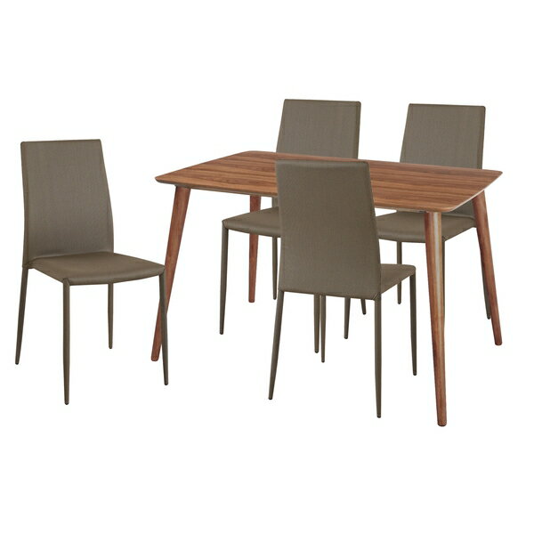 東谷 ダイニングテーブル 幅120cm 4人用 おしゃれ 木製 食卓机 ウォールナット 安い 人気 ブラウン TAC-242WAL