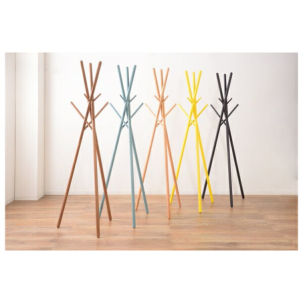 東谷 ハンガー ポールハンガー コート ハンガーラック 衣服収納 洋服掛け 収納家具 シンプル 北欧 ナチュラル 天然木 木製 WIS-551NA [2]