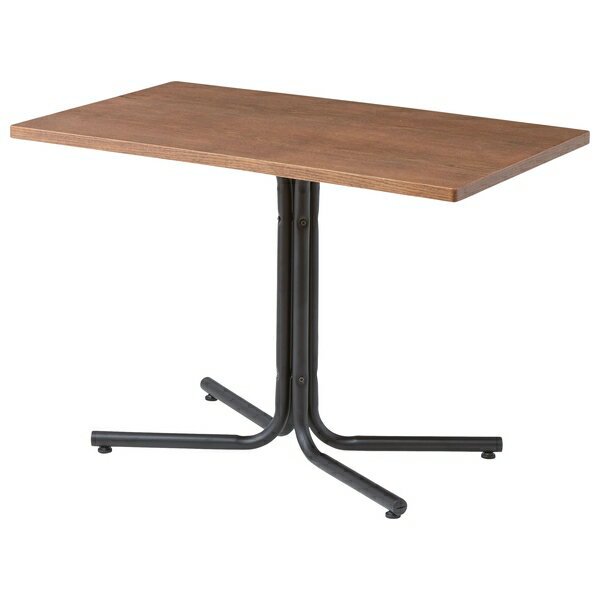 東谷 ダリオ カフェテーブル 木製 スチール おしゃれ ブラウン END-224TBR