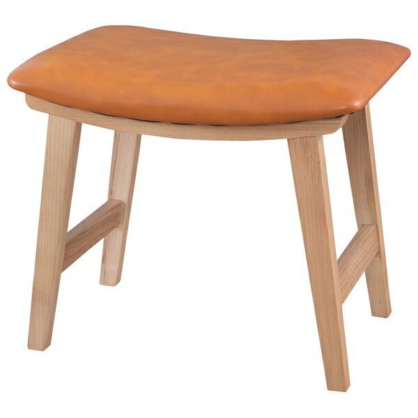 東谷 トロペ スツールキャメルスツール オットマン 幅48cm キャメル 木製 ソフトレザー トロペ リビング ダイニング インテリア家具 CL-790CA