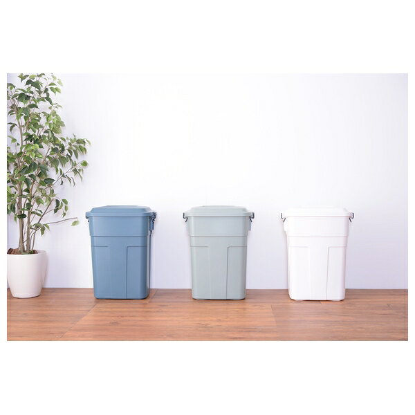東谷 ゴミ箱 ダストボックス ふた付き 50L 分別 50リットル シンプル LFS-936WH [2]