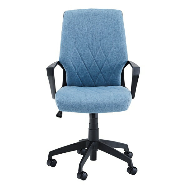 東谷 オフィスチェア デスクチェア オフィスチェア 椅子 チェア キャスター チェアー ブルー OFC-30SBL [2]