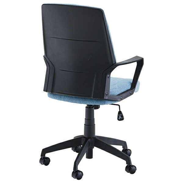 東谷 オフィスチェア デスクチェア オフィスチェア 椅子 チェア キャスター チェアー ブルー OFC-30SBL [3]