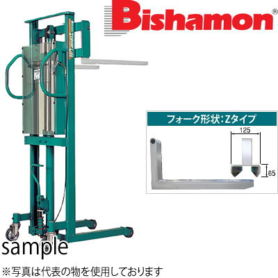 ビシャモン(スギヤス) 手動油圧式トラバーリフト (早送り装置付) ST80H 最大積載能力：800kg[法人限定][送料別途お見積り]