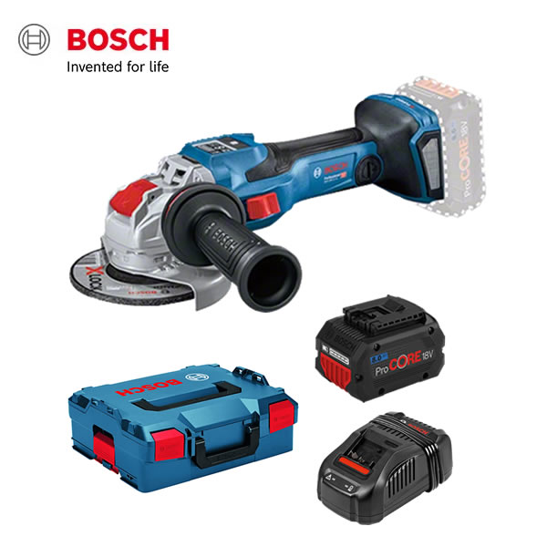 BOSCH(ボッシュ) コードレスディスクグラインダー GWX18V-15SC5J　バッテリー1個・充電器・ケース付【在庫有り】