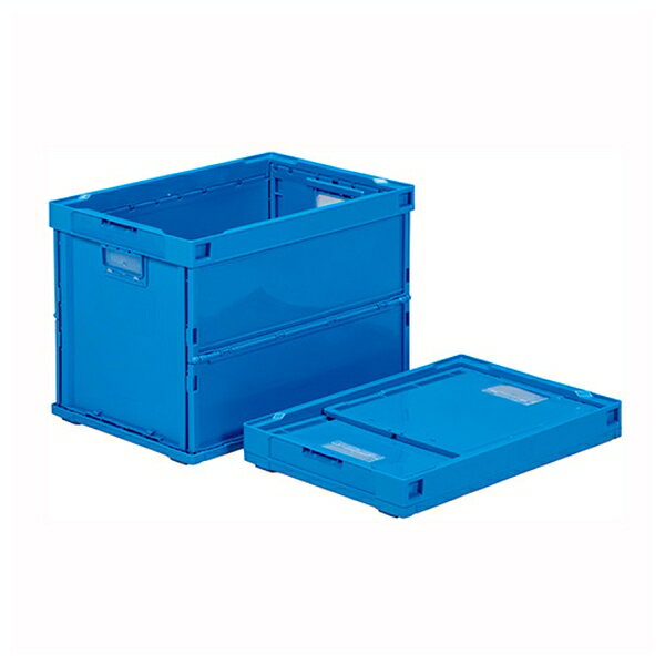 三甲 オリコン ペタンコ O-60B フタなし 60L ブルー 559300-00