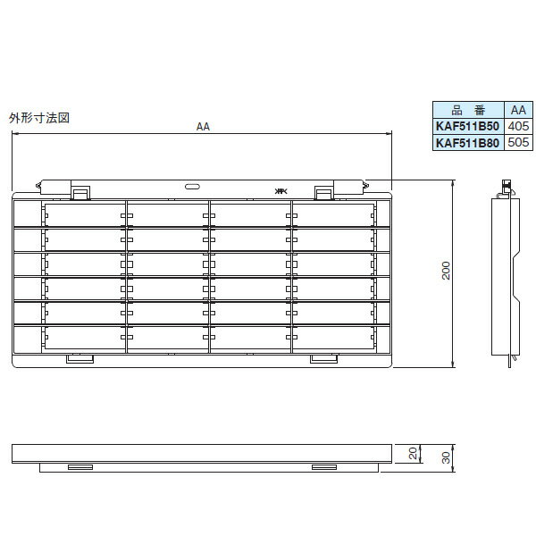 DAIKIN(_CL) ʔi OCttB^[ip KAF511B80 I[P[