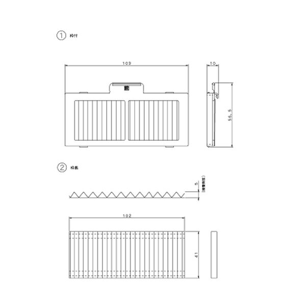 Seasonal Household Appliances - オーケー器材 (DAIKIN ダイキン) 純正別売品 KAF957A43 給気フィルター [法人限定]