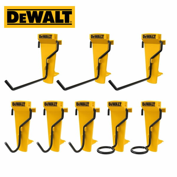DEWALT(デウォルト) DEWALT ガレージ フック8個セット DWST82816【在庫有り】