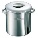 本間製作所 K 18-8(ステンレス) 内蓋式 キッチンポット 目盛付 24cm 手付 10.8L φ250 ガス専用 No.0025300