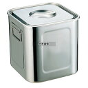 YUKIWA(三宝) UK 18-8(ステンレス) 角型 キッチンポット 30cm 手付 25L ストックポット/保存容器 No.0032300