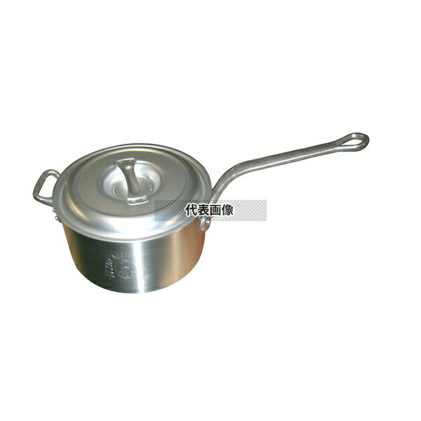 26 cm〜30 cm - NAKAO(中尾) キング アルミ 深型 片手鍋 (目盛付) 27cm 8.6L φ288 ガス専用 No.0092800