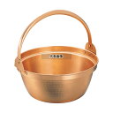 丸新銅器 銅 山菜鍋 (内側スズ引キ無し) 33cm 6.6L φ340 鍋全般 No.0143000